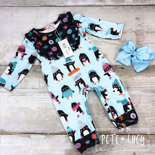 Penguin Party Infant Romper