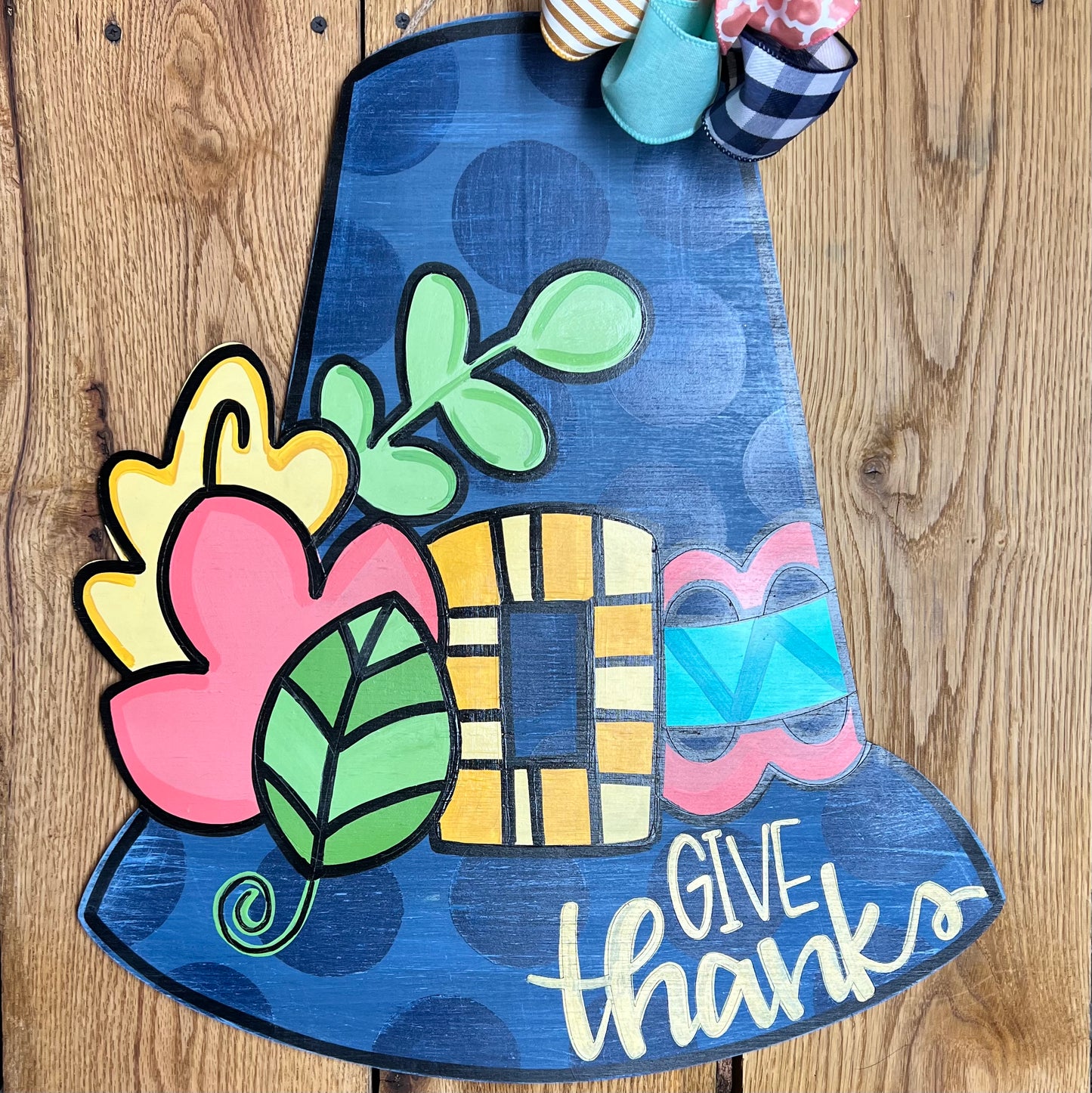 Give Thanks Door Hanger