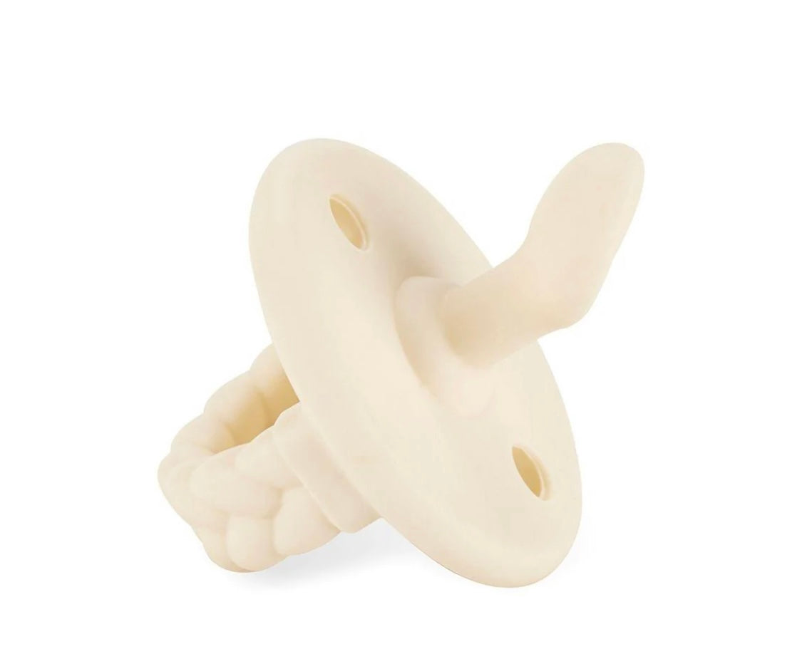 Sweetie Soother™ Orthodontic Silicone Pacifier 6-18M Toast & Buttercream
