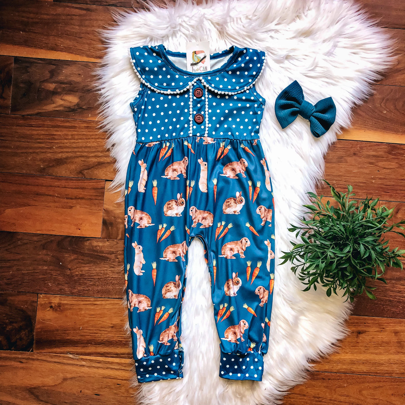 Vintage Bunnies Romper