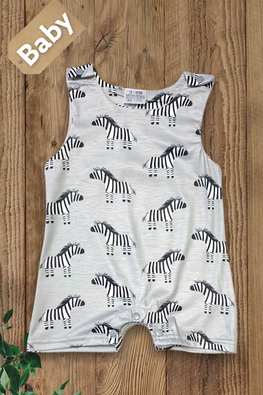 Zebra Baby Romper