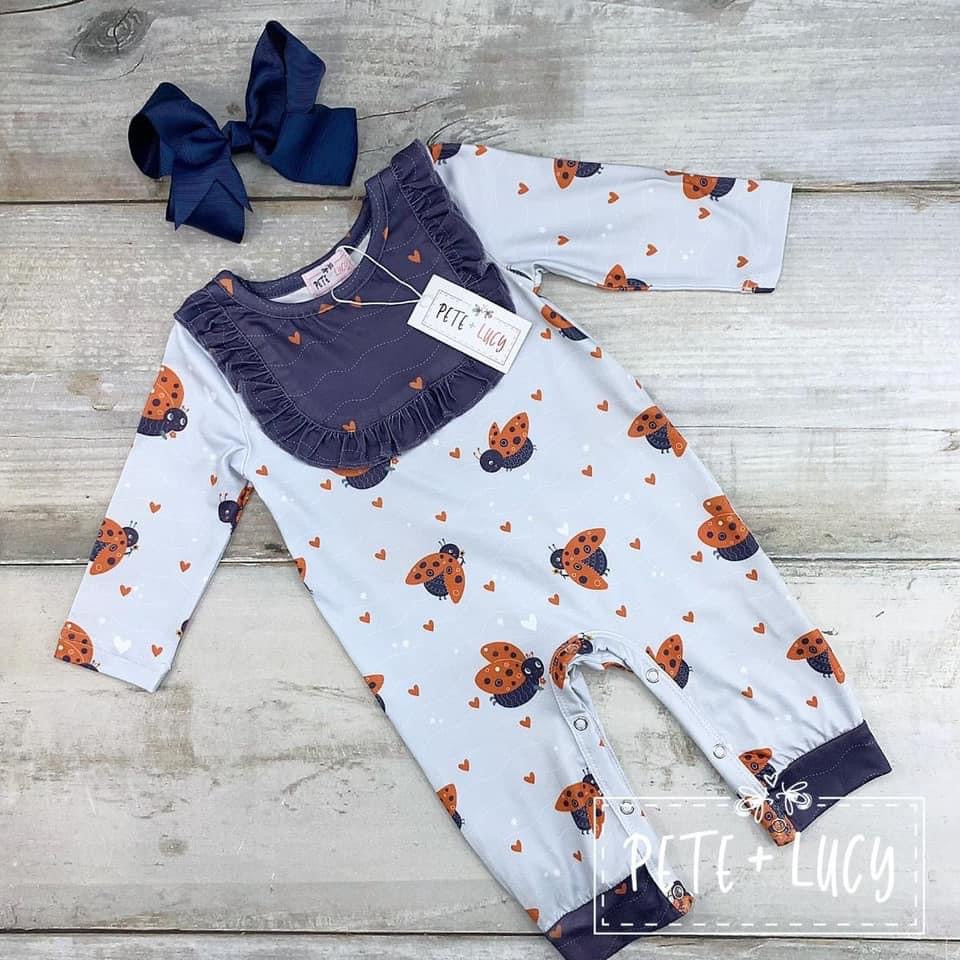 In Love With Ladybugs Romper
