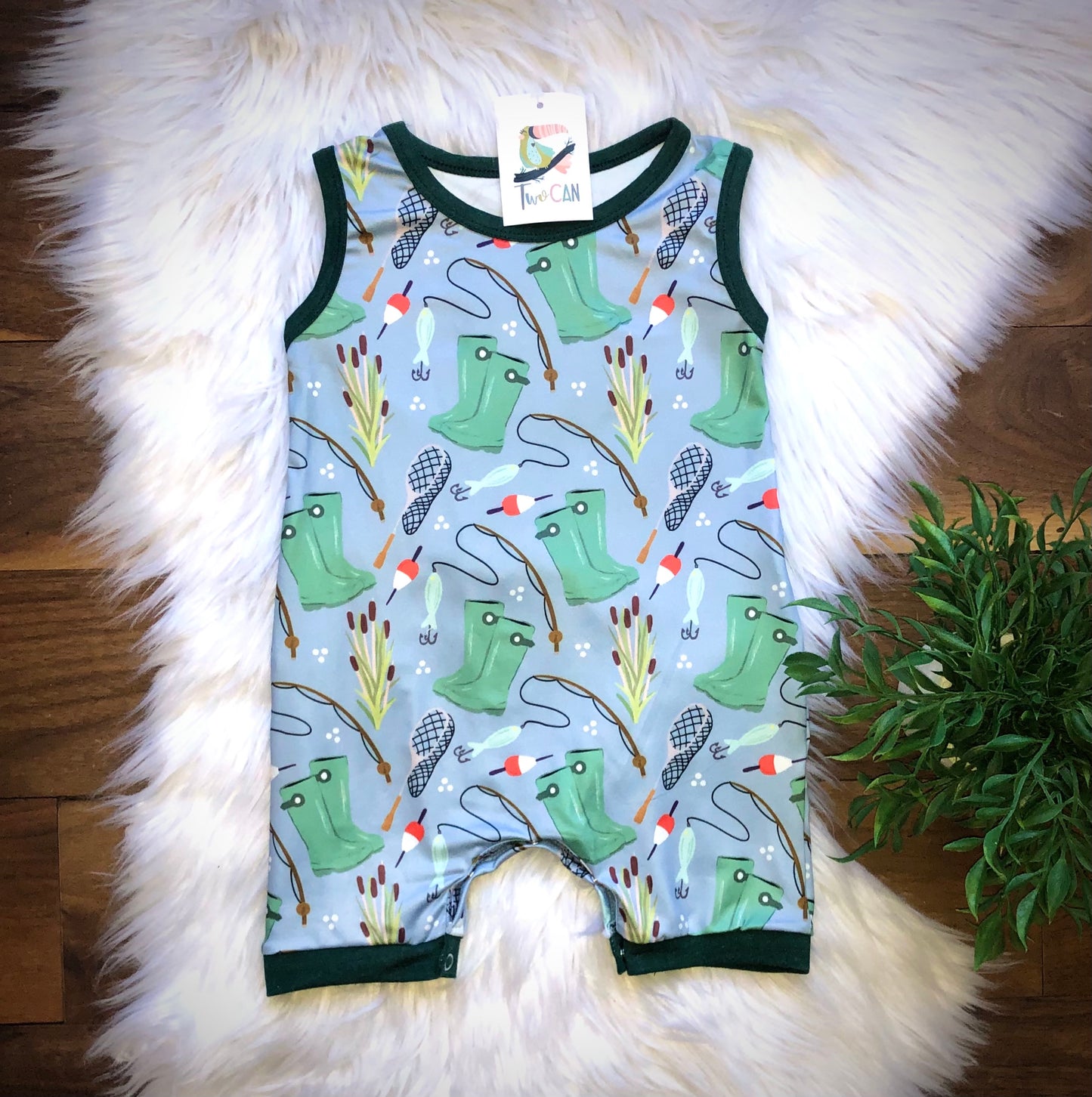 Gone Fishing Romper