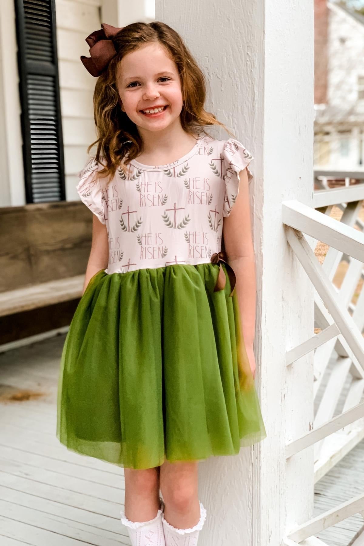 He is Risen Tulle Dress