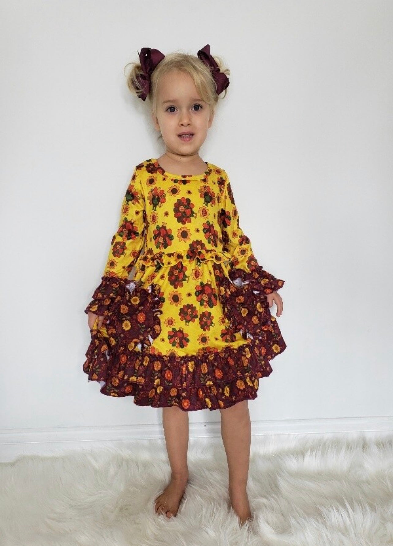 Patchwork Turkey Dress