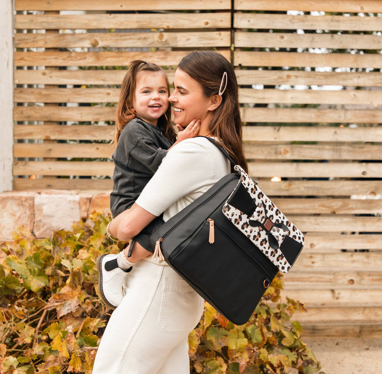Petunia Pickle: META BACKPACK IN MOON LEOPARD Bag