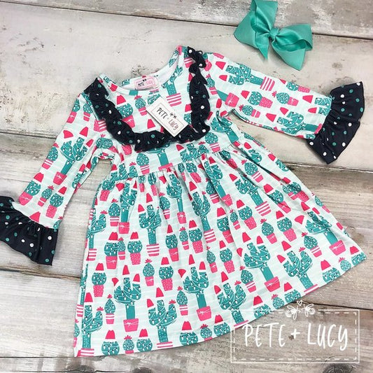 Christmas Cactus Dress