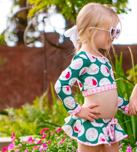 Floral in Frame Swimsuit
