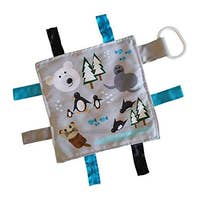 Polar Bear Penguin Crinkle Tag Square 8x8 Baby Teach @ Home