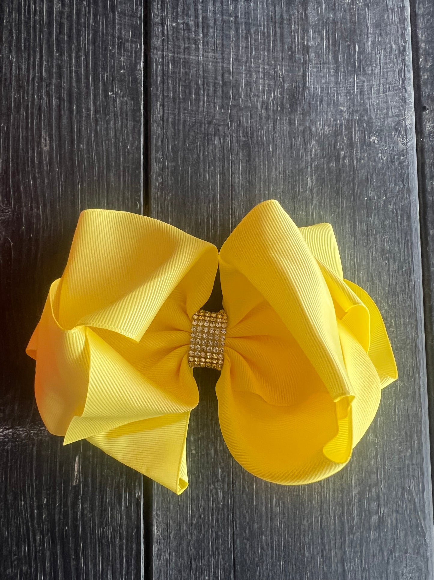 Buttercup Bling Bow