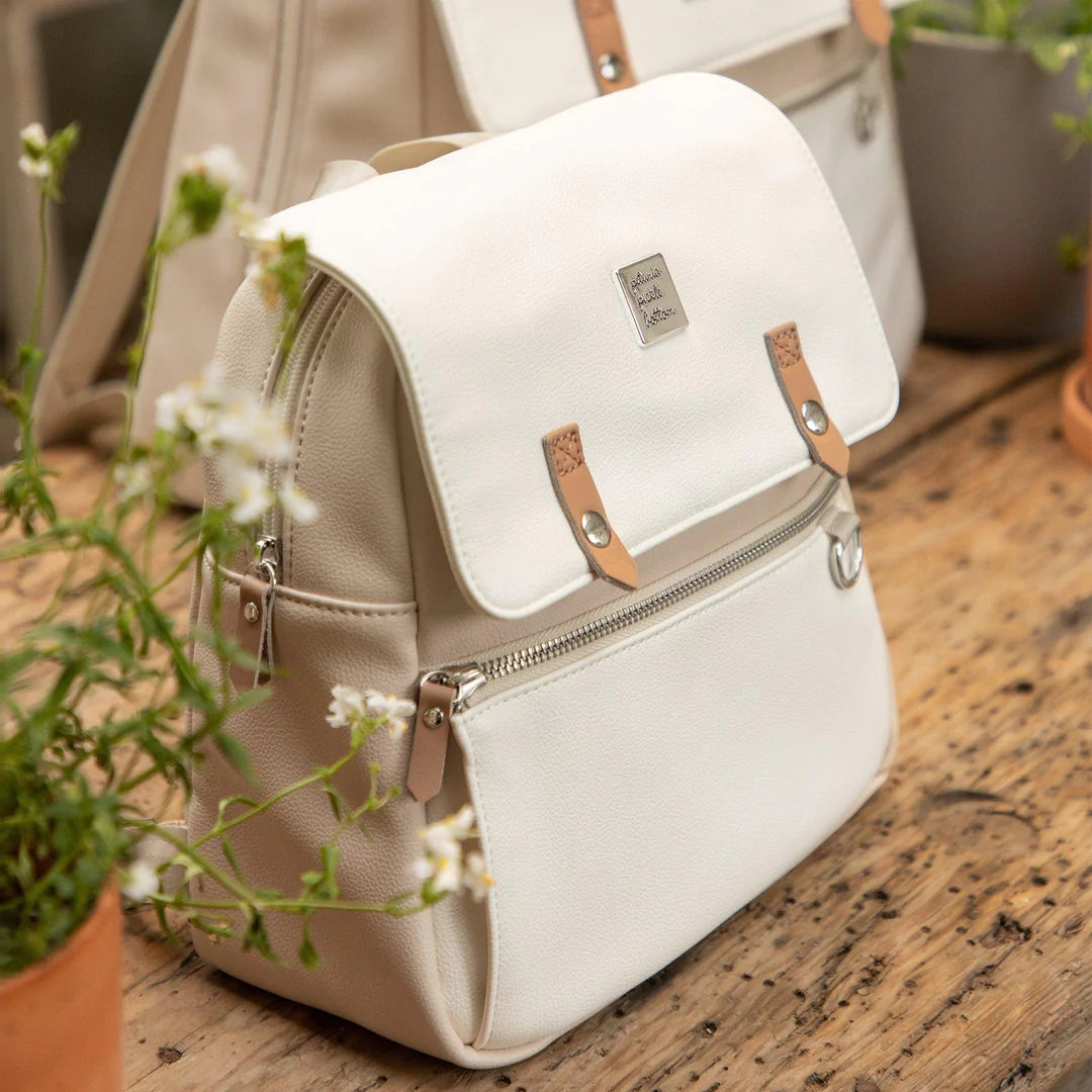 MINI META BACKPACK IN TOASTED MARSHMALLOW