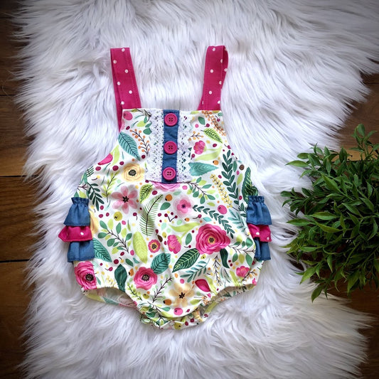 Chambray & Ruffles Bubble