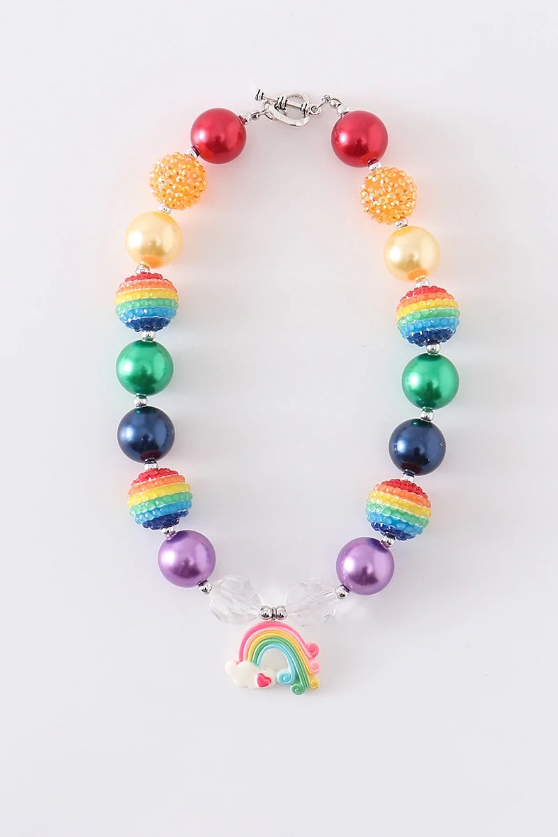 Rainbow Bubblegum Necklace