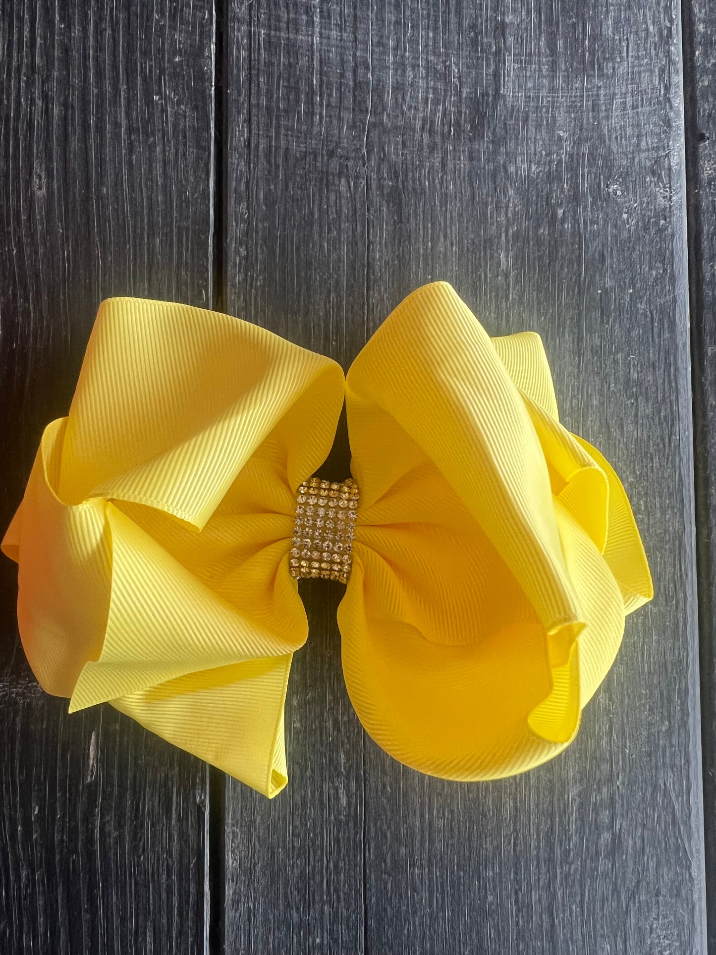 Buttercup Bling Bow