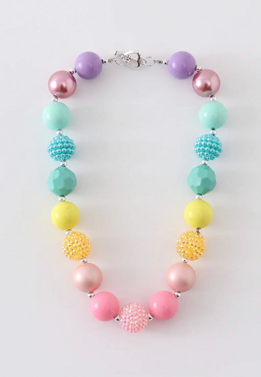 Multi-Colored Bubblegum Necklace