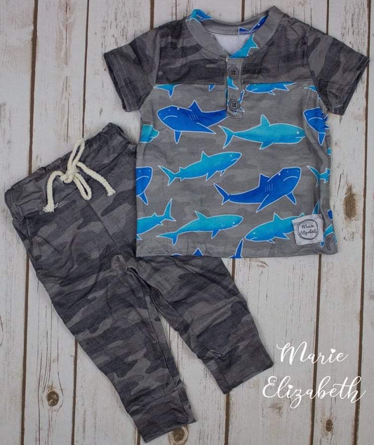 Shark & Camo Jogger set