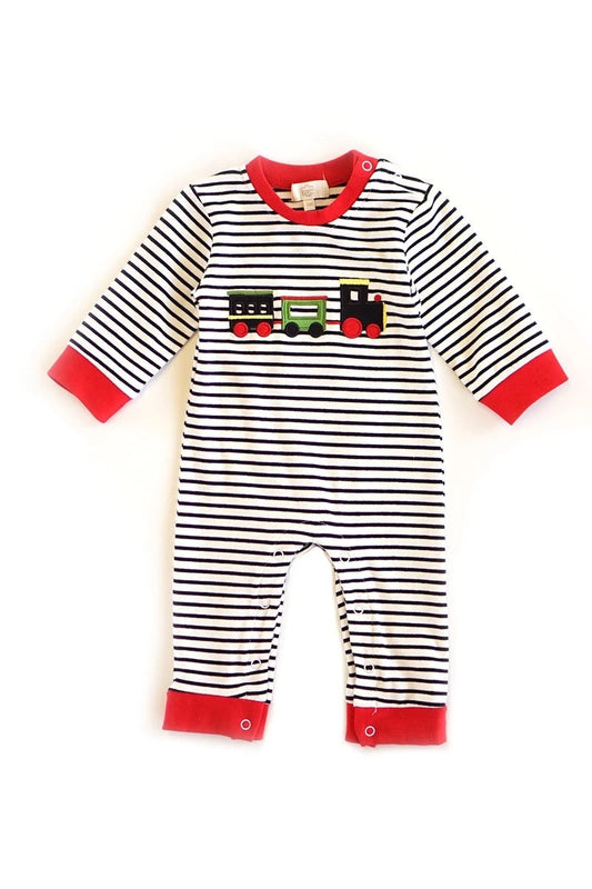 Train Appliqué Romper