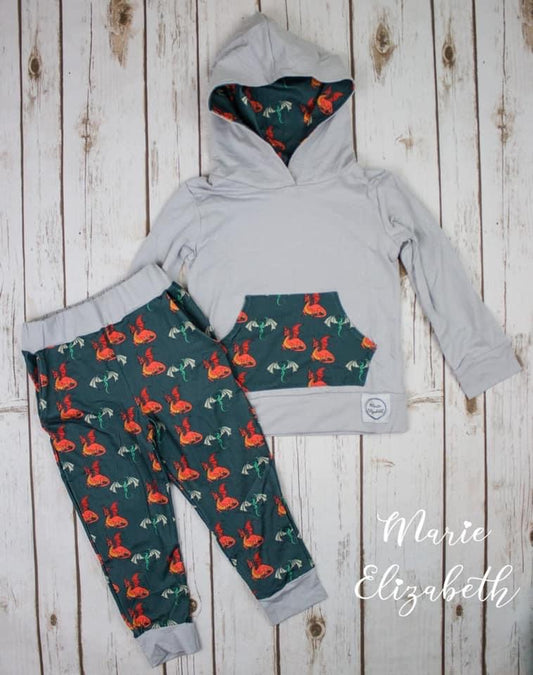 Dragon Jogger/Hoodie Set