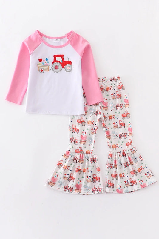 Tractor + Hearts Pant Set