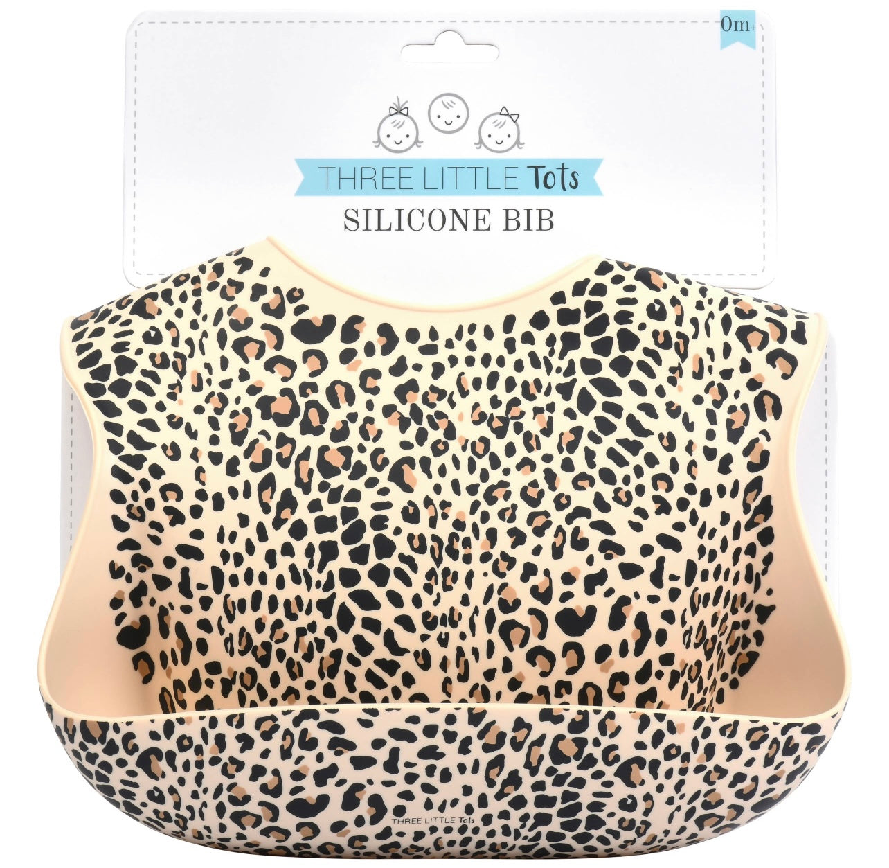 Leopard All Silicone Modern Bib