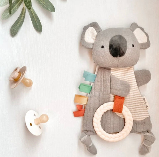 Bitzy Crinkle™ Sensory Crinkle Toy with Teether