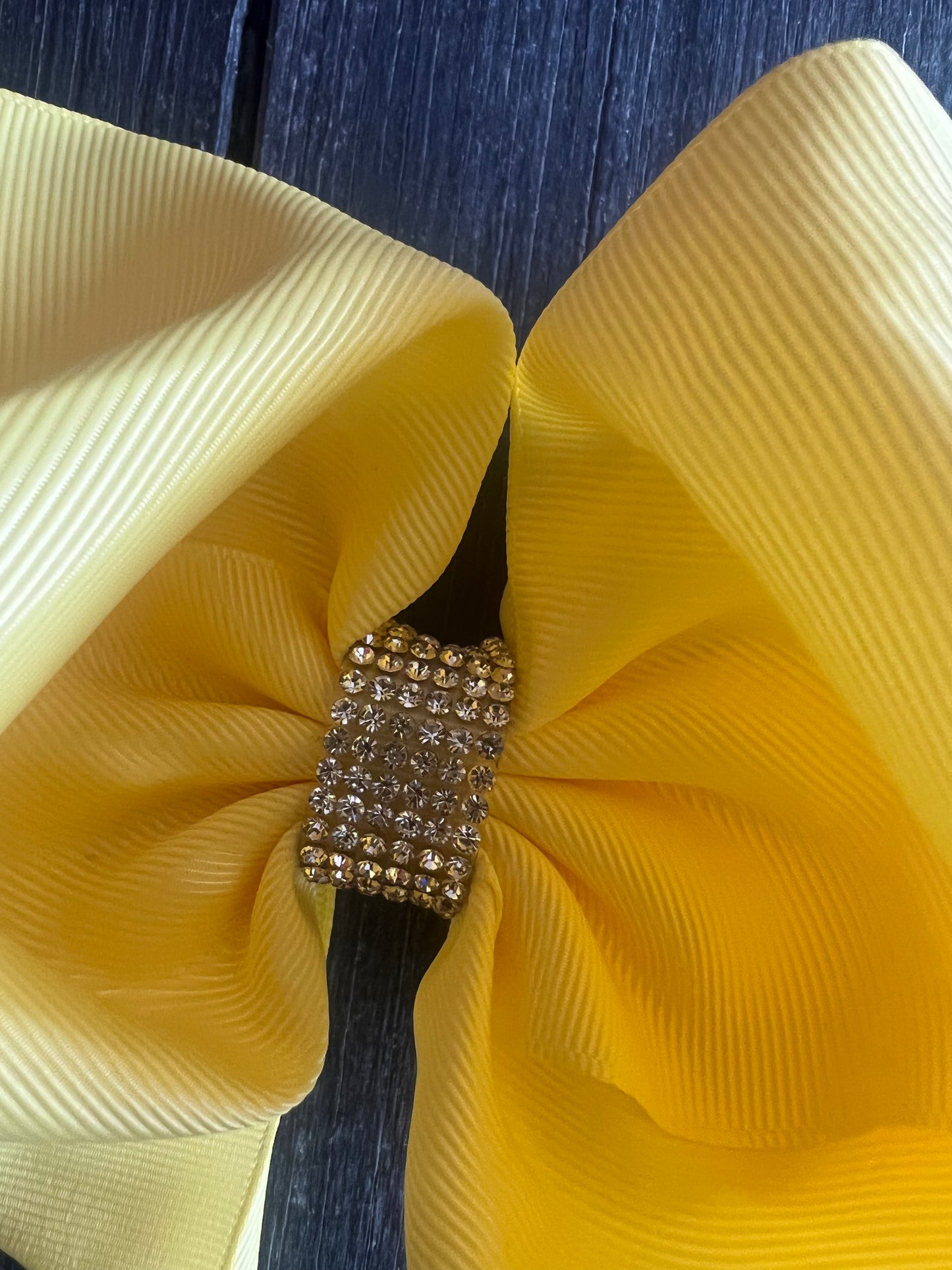 Buttercup Bling Bow