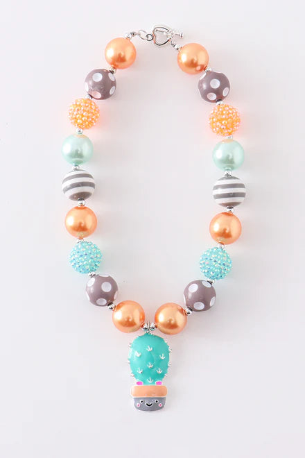 Cactus Bubblegum Necklace