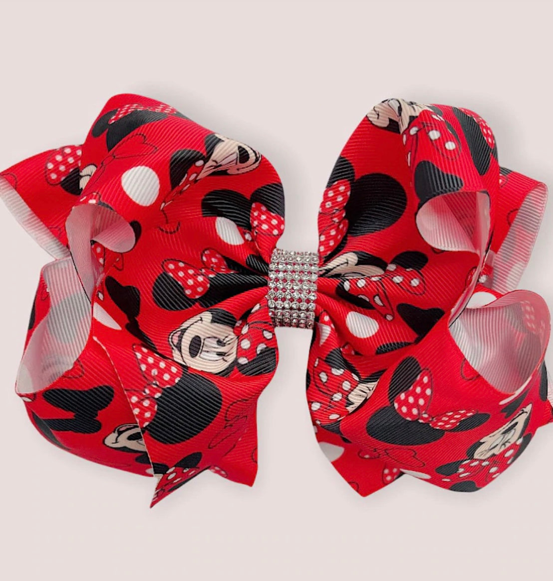 Minnie Mouse Double Bling Bow