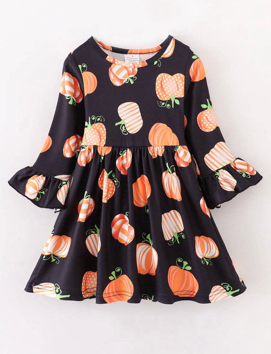 Pumpkin Twirl Dress