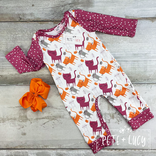 Krazy Kitties Romper