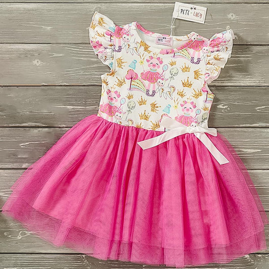 Dazzling Piggies Tulle Dress