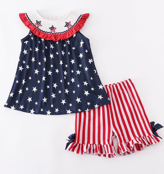 Stars + Stripes Short Set